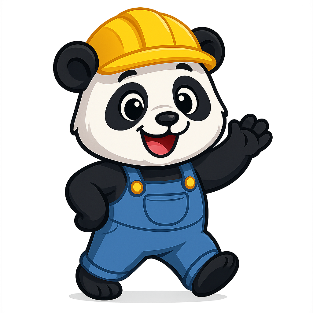 Friendly Panda Character